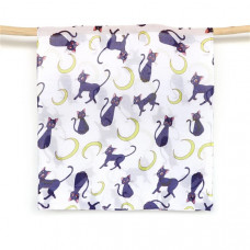 Cat and Moon Scarf