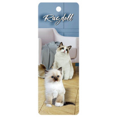 Ragdoll Cat 3D Bookmark