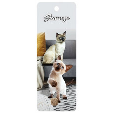 Siamese Cat 3D Bookmark